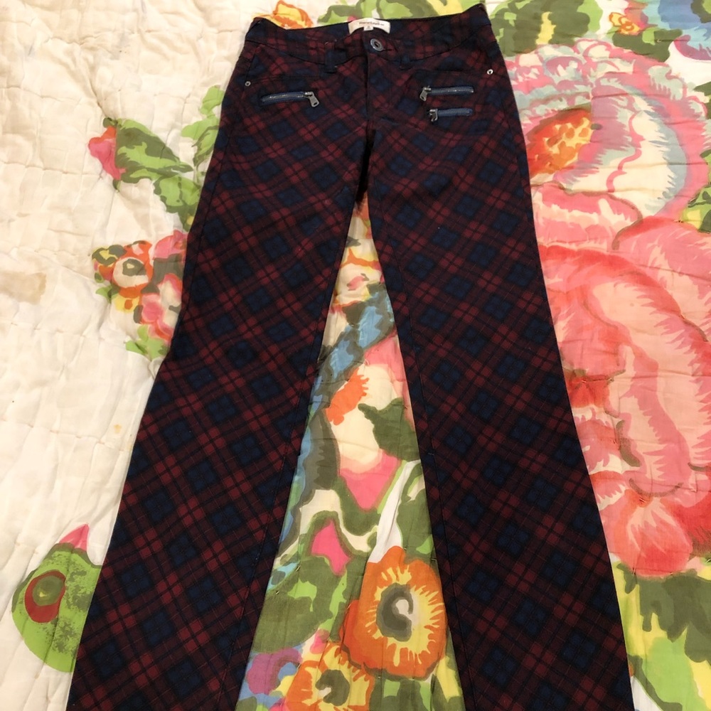 Rewind sz;0 plaid pants